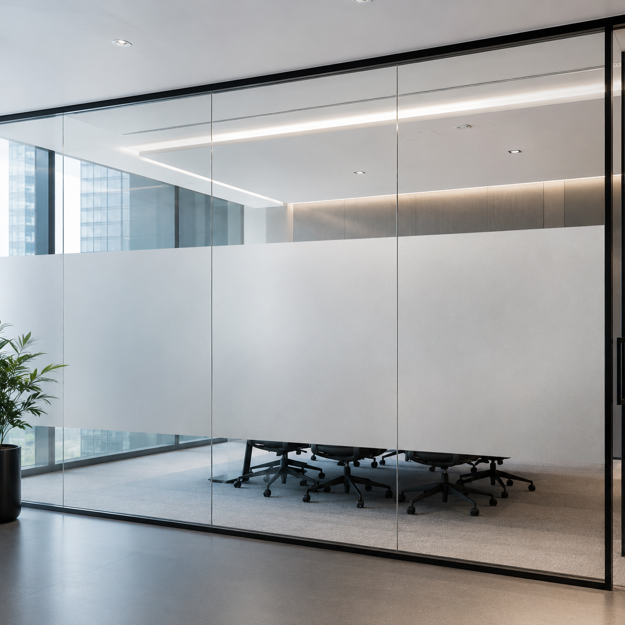Plain Frosted Window Film
